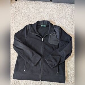 Lauren Active By Ralph Lauren Full-Zip Fleece Jacket Women's XL
